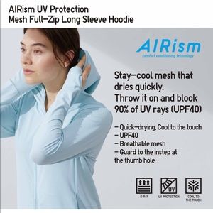 UNIQLO UV protect hoodie